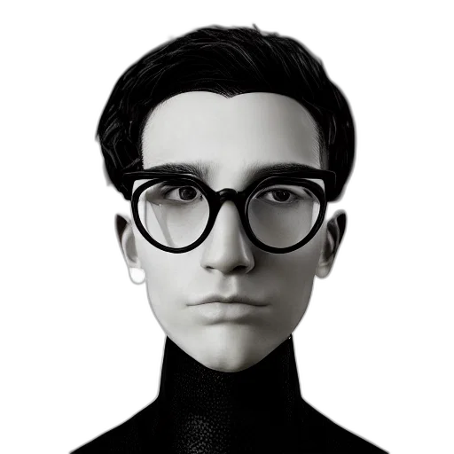 face, staff, mask, jacket transparent PNG cut-out