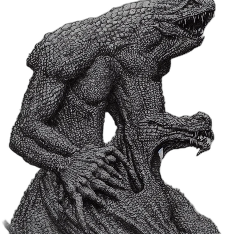 creature, dragon, animal, dress transparent PNG cut-out