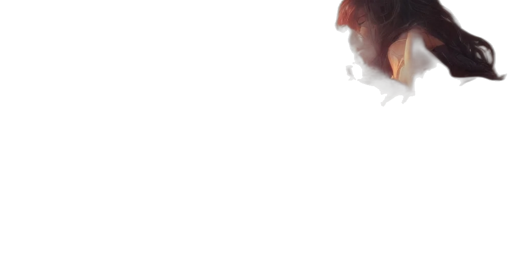 face, hair, staff, mask transparent PNG cut-out