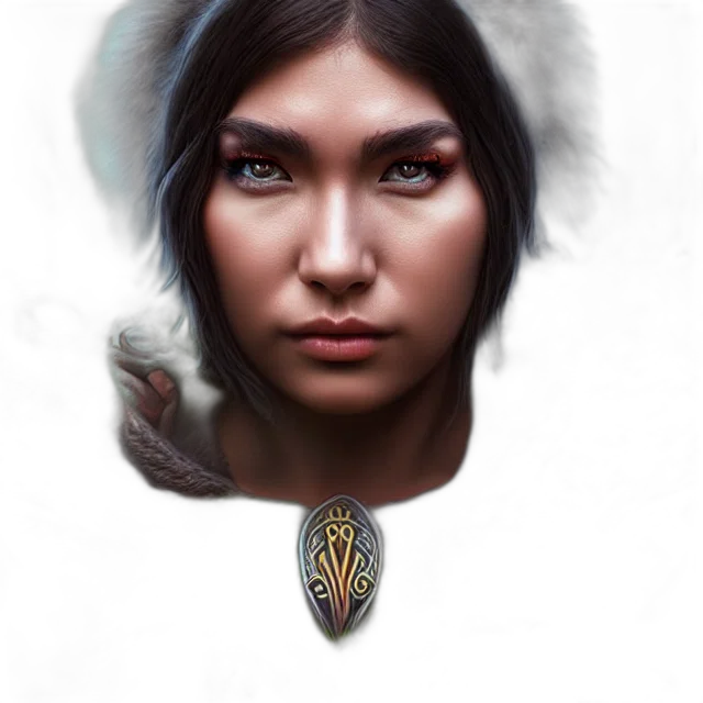 face, jewelry, crown, staff transparent PNG cut-out