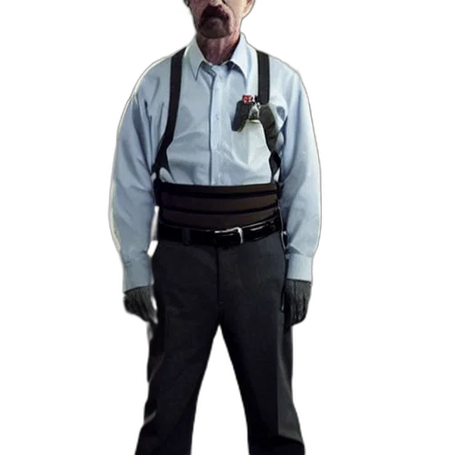 staff, jacket, animal, hat transparent PNG cut-out