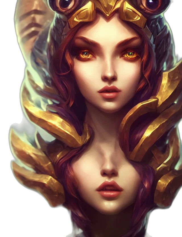 crown, face, mask, fantasy art transparent PNG cut-out