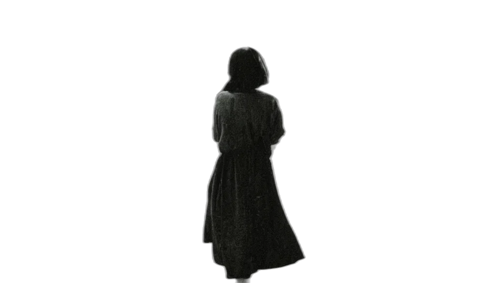 dress, jacket, staff, umbrella transparent PNG cut-out