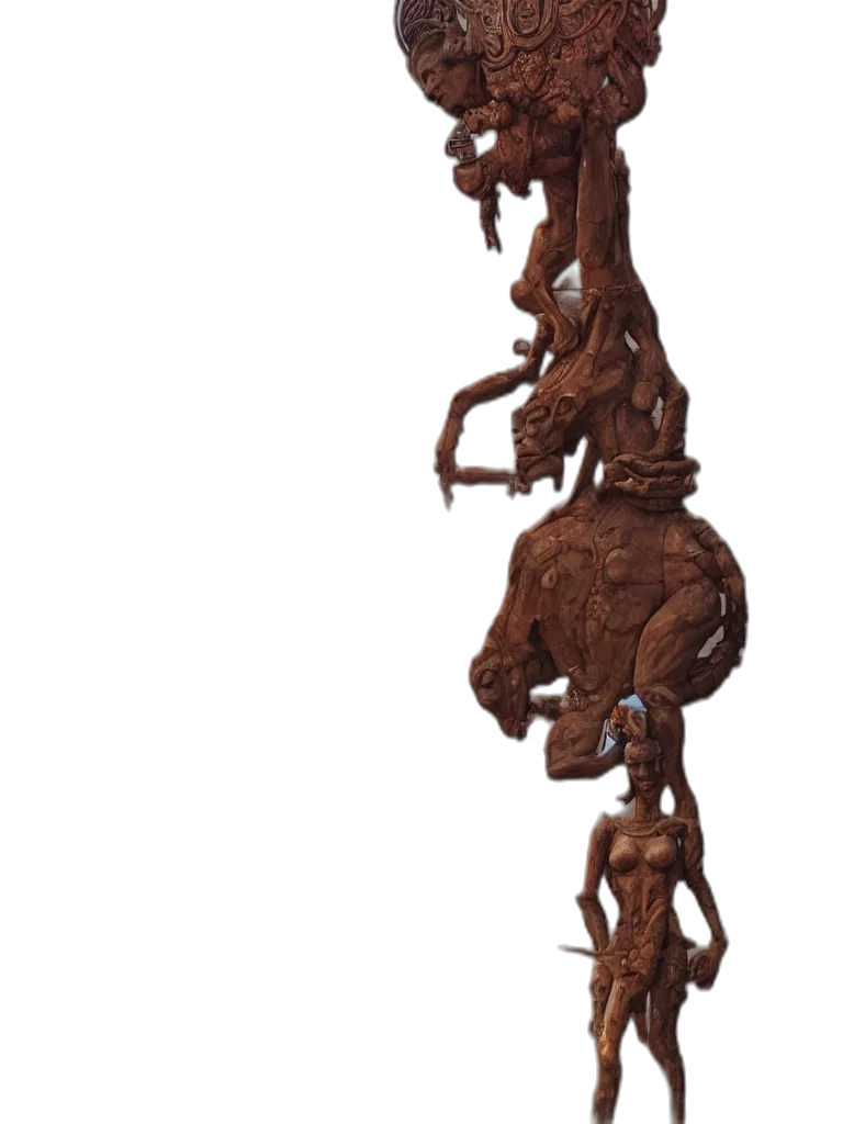 staff, animal, crown, robot transparent PNG cut-out