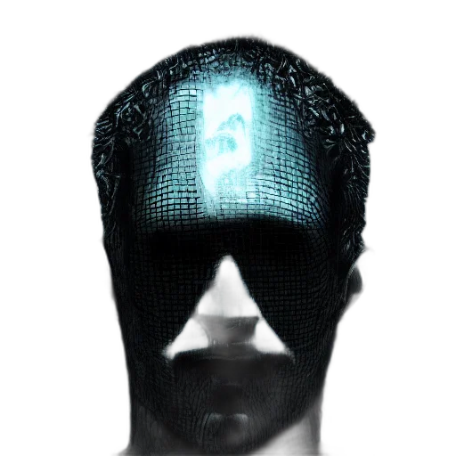 mask, face, robot, hat transparent PNG cut-out