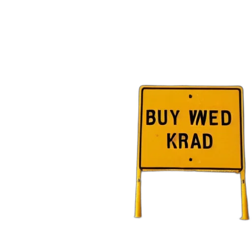 car, road, sign, warning transparent PNG cut-out