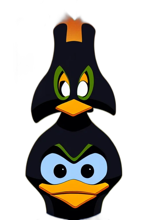 animal, crown, staff, pixel art transparent PNG cut-out