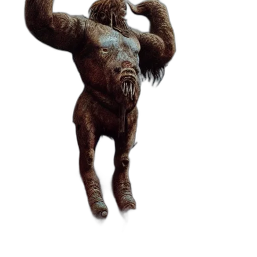 creature, animal, staff, hair transparent PNG cut-out