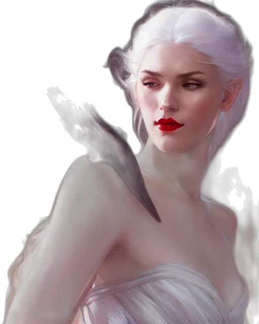 dragon, face, dress, fantasy art transparent PNG cut-out