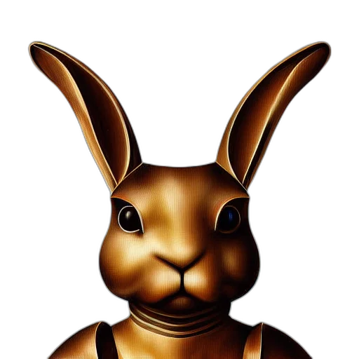 animal, mask, face, 3d render transparent PNG cut-out