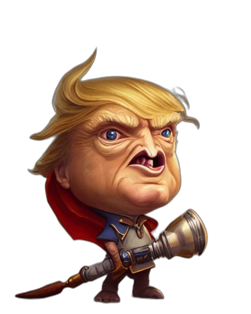 staff, weapon, face, creature transparent PNG cut-out