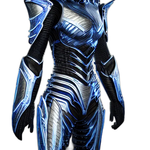 robot, dress, concept art, 3d render transparent PNG cut-out