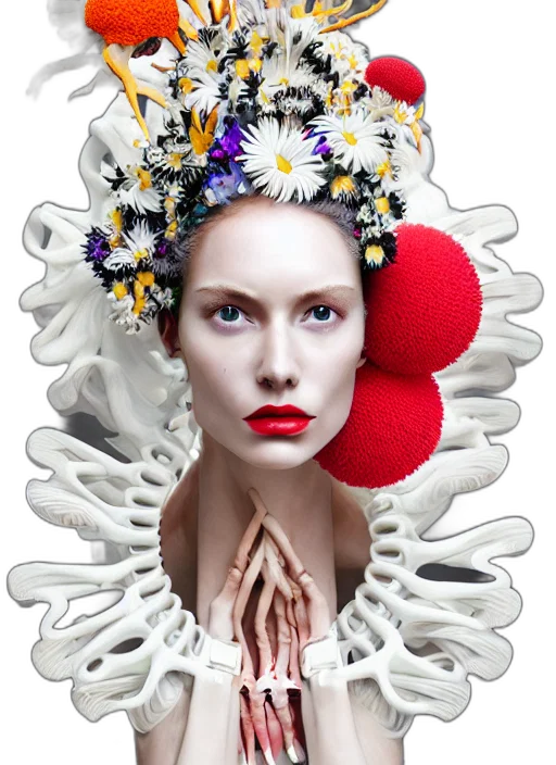 jewelry, crown, flower, face transparent PNG cut-out