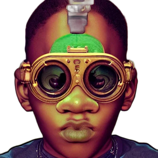 face, mask, robot, concept art transparent PNG cut-out