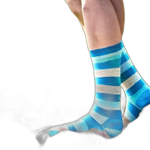 shoes, 3d render, blue, mermaid transparent PNG cut-out