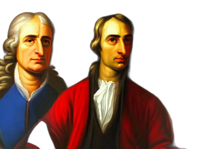 classical, painting, sir, isaac transparent PNG cut-out