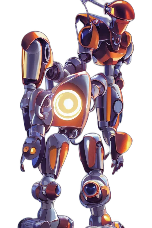 robot, weapon, staff, animal transparent PNG cut-out