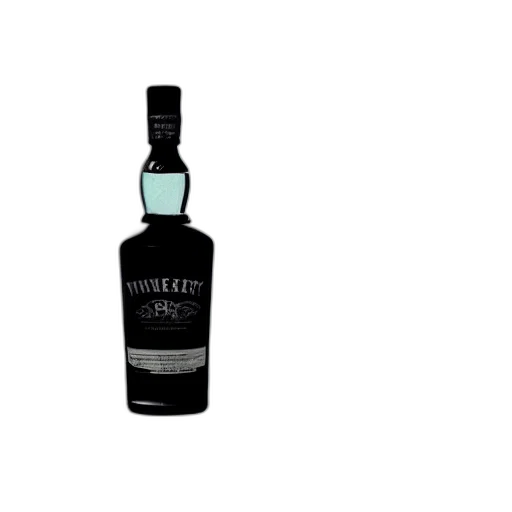 bottle, 3d render, whisky, blues transparent PNG cut-out