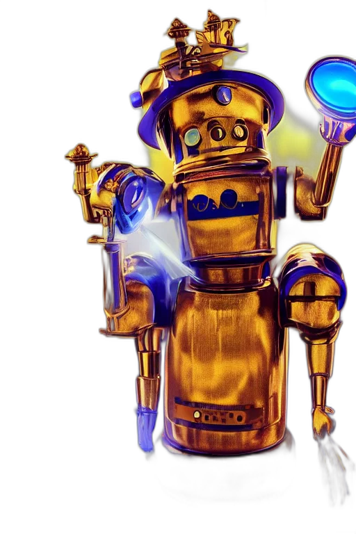 robot, staff, weapon, concept art transparent PNG cut-out