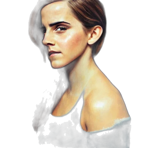 face, hair, dress, mask transparent PNG cut-out