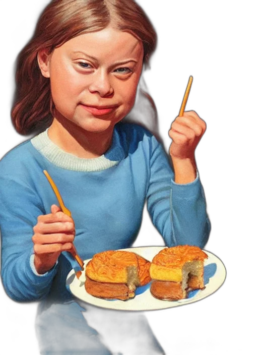 food, face, jacket, weapon transparent PNG cut-out
