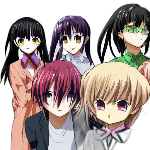 anime, cartoon transparent PNG cut-out