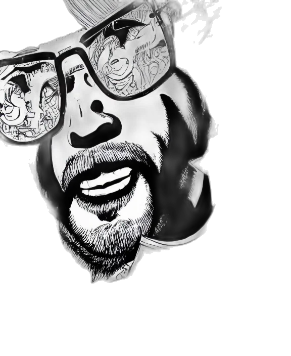 cartoon, comic book art, photorealistic, pencil sketch transparent PNG cut-out