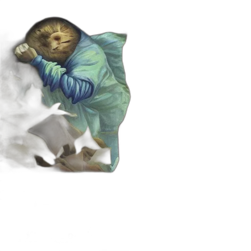 creature, dragon, jacket, mask transparent PNG cut-out