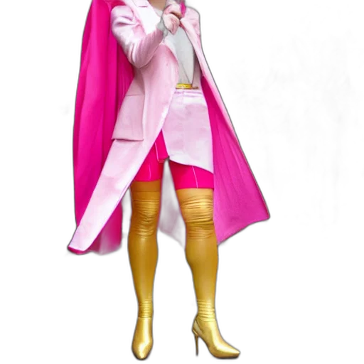 jacket, staff, concept art, 3d render transparent PNG cut-out