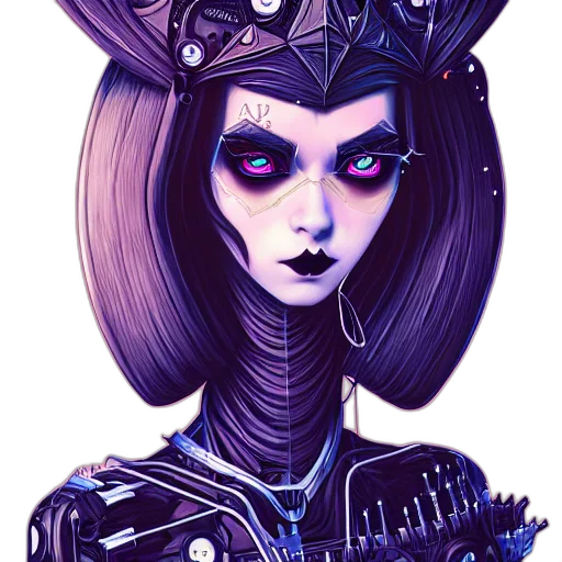 robot, concept art, fantasy art, cyberpunk transparent PNG cut-out