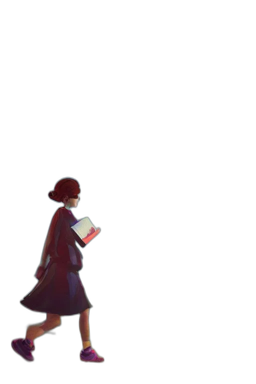 dress, staff, jacket, umbrella transparent PNG cut-out