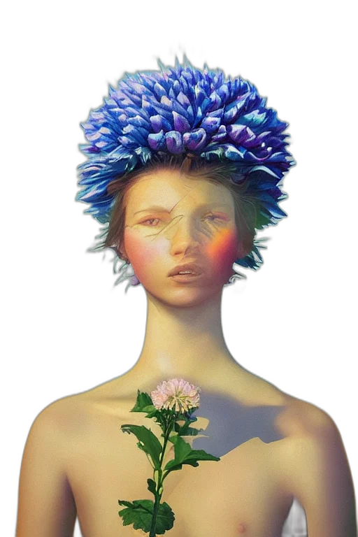 crown, flower, hat, mask transparent PNG cut-out