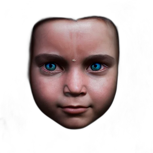 face, mask, creature, robot transparent PNG cut-out
