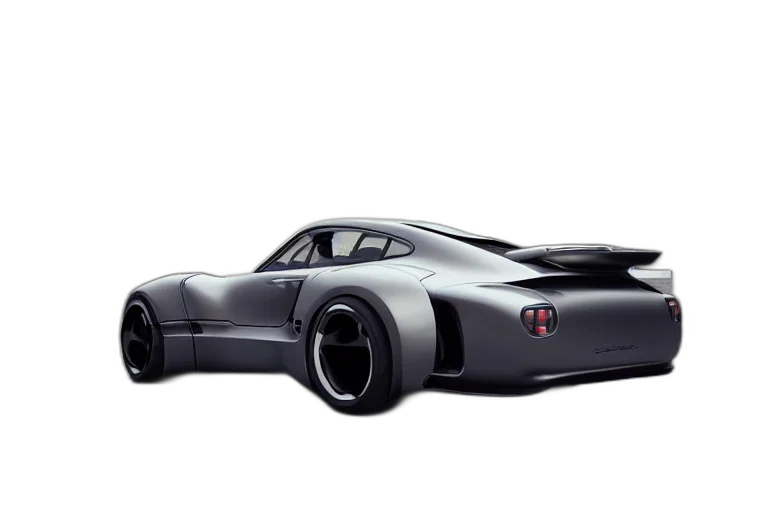 car, concept art, 3d render, photorealistic transparent PNG cut-out