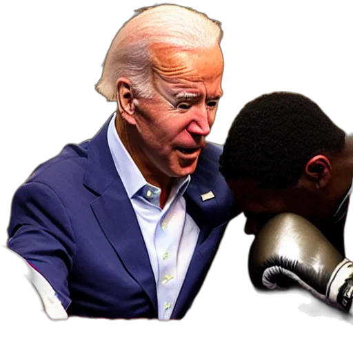 joe, biden, boxing, match transparent PNG cut-out