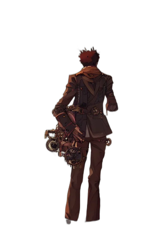 jacket, staff, weapon, sword transparent PNG cut-out