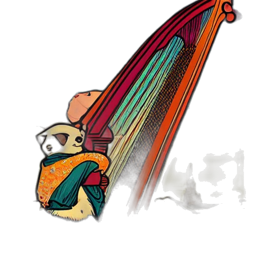 staff, umbrella, hat, weapon transparent PNG cut-out