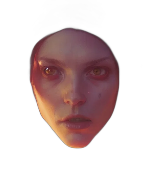 face, mask, creature, robot transparent PNG cut-out