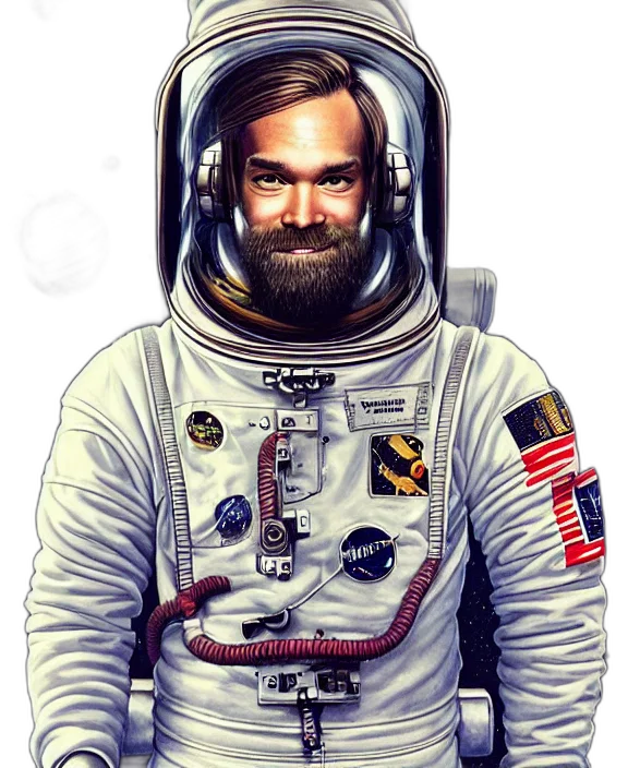 face, jacket, robot, staff transparent PNG cut-out