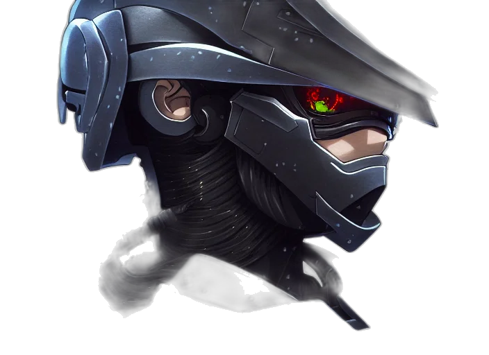 mask, robot, face, weapon transparent PNG cut-out