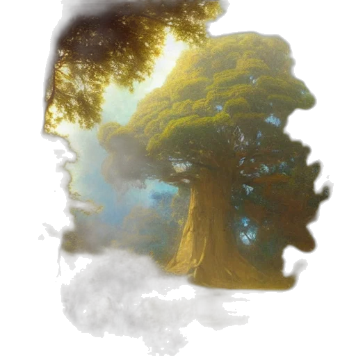 tree, mask, face, crown transparent PNG cut-out