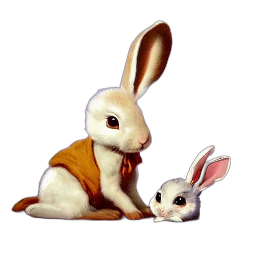 animal, concept art, 3d render, photorealistic transparent PNG cut-out