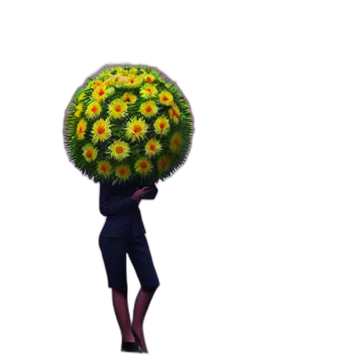 umbrella, flower, hat, crown transparent PNG cut-out