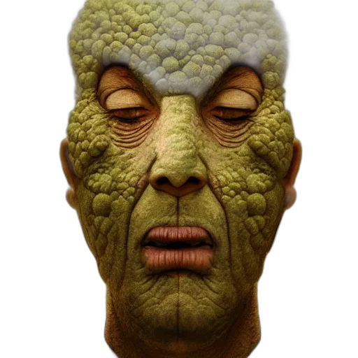 mask, face, creature, staff transparent PNG cut-out