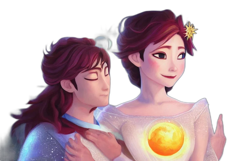 crown, concept art, fantasy art, 3d render transparent PNG cut-out