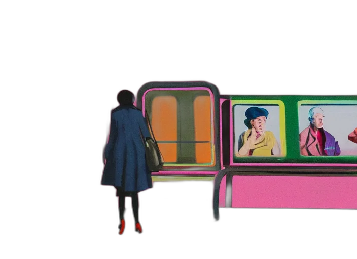 furniture, concept art, colorful, cinematic transparent PNG cut-out