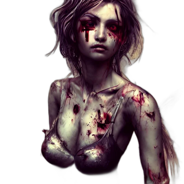 face, fantasy art, concept art, comic book art transparent PNG cut-out