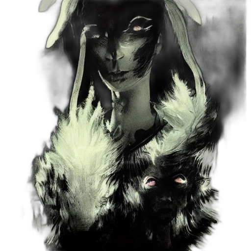 creature, mask, animal, face transparent PNG cut-out