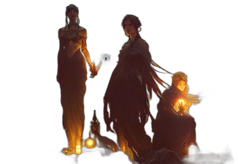 staff, concept art, fantasy art, comic book art transparent PNG cut-out