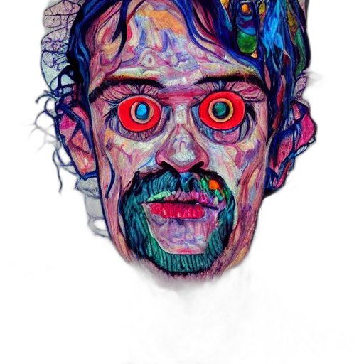 mask, face, creature, staff transparent PNG cut-out